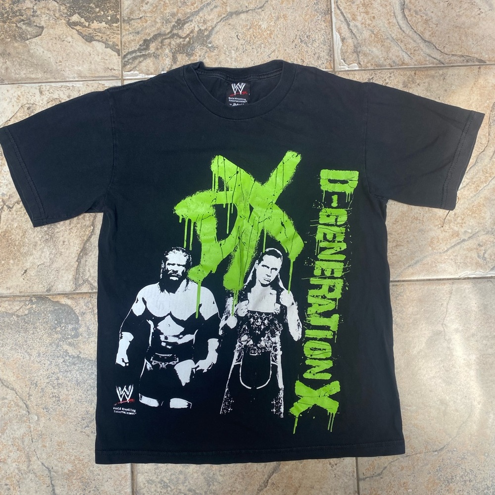 WWE D-Generation X Black T-Shirt Men’s Size Small Vintage